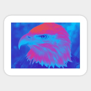 Bald Eagle (Color Pop) Sticker